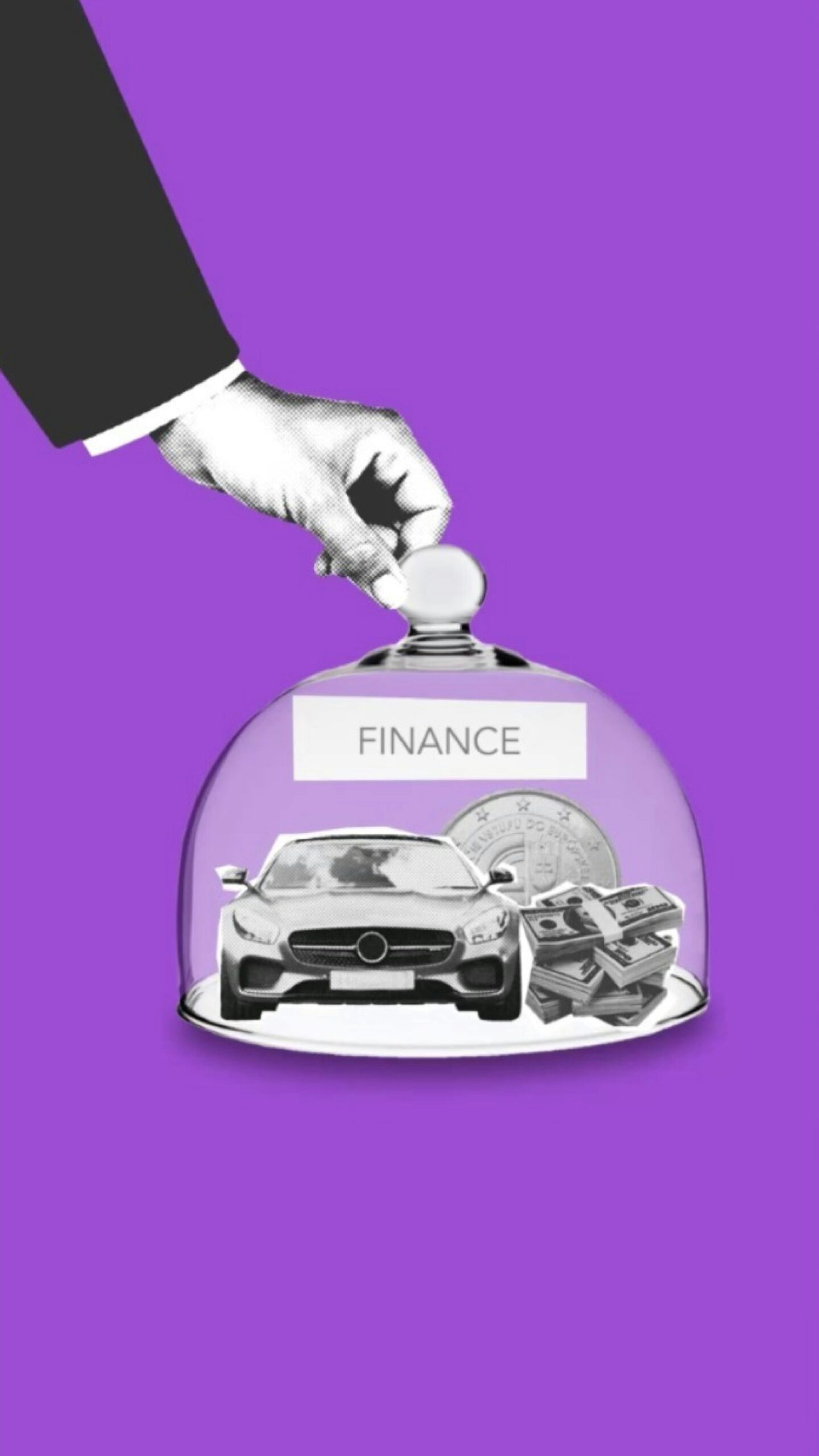 A person reviewing a car loan refinancing document while using a calculator to estimate savings.