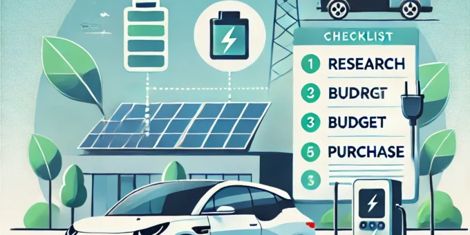 Steps to transition to an electric car