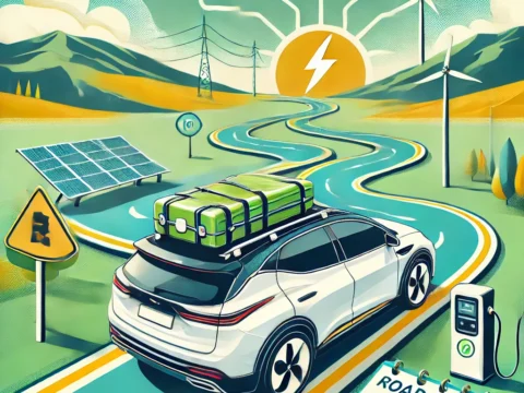 Planning a long road trip with an electric vehicle