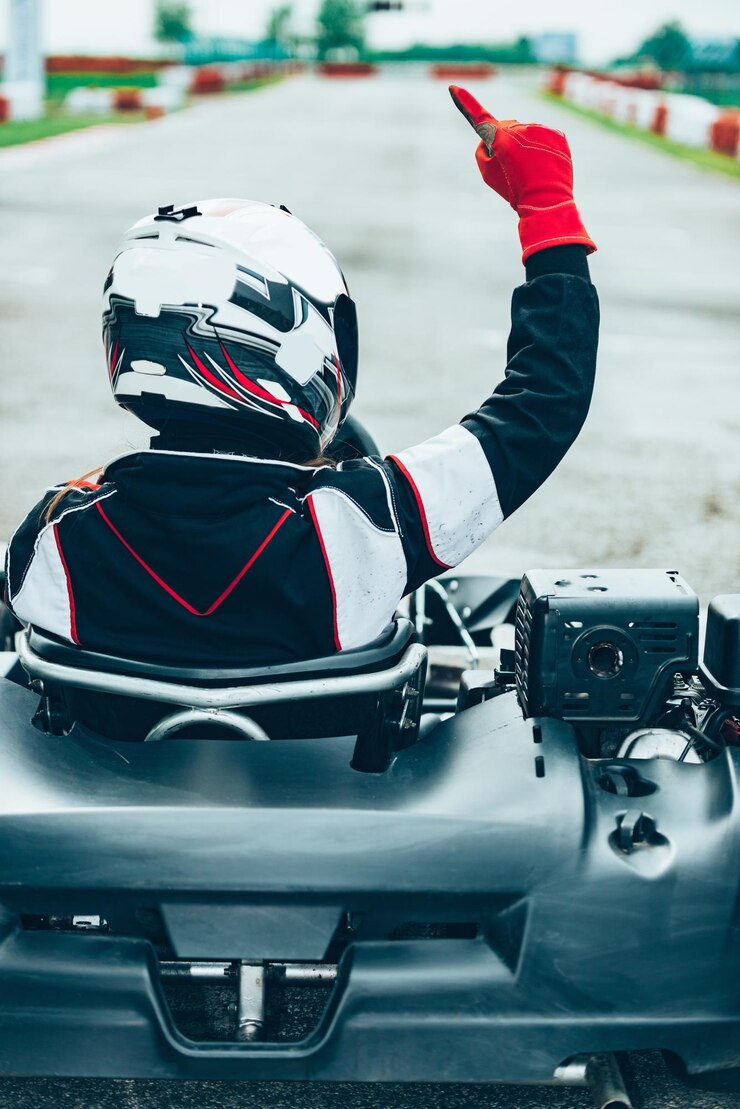Modified sports car on a racetrack with upgraded suspension and brakes