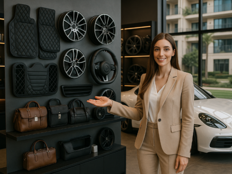how to build a profitable brand combining real estate and luxury car accessories