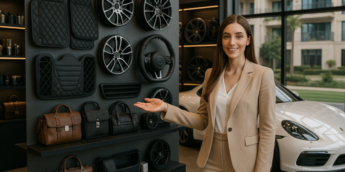 how to build a profitable brand combining real estate and luxury car accessories