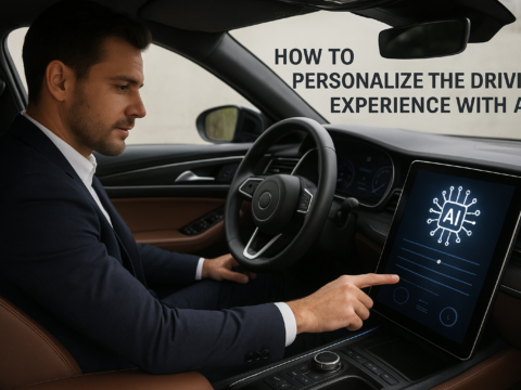 how to personalize the driving experience with AI in luxury cars