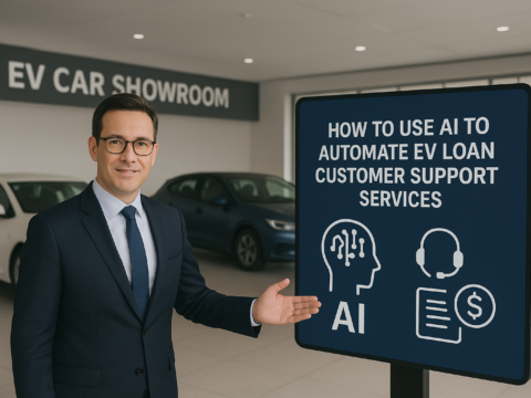 how to use AI to automate EV loan customer support services