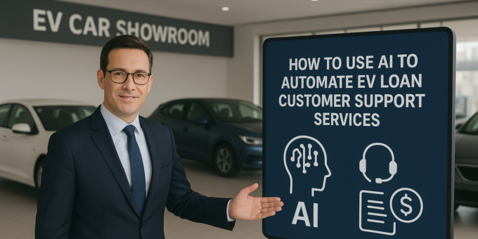 how to use AI to automate EV loan customer support services